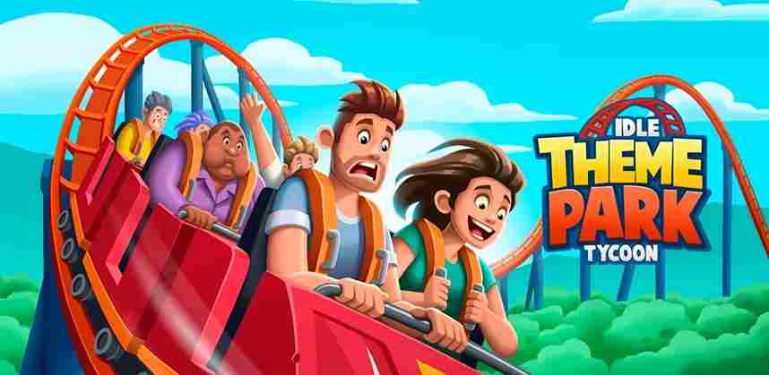 تنزيل Idle Theme Park Tycoon مهكرة 2023 فلوس مجانا