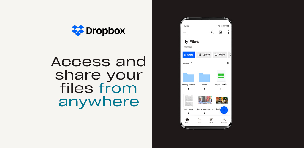 تنزيل تطبيق Dropbox 2024 تخزين الملفات للاندرويد مجانا