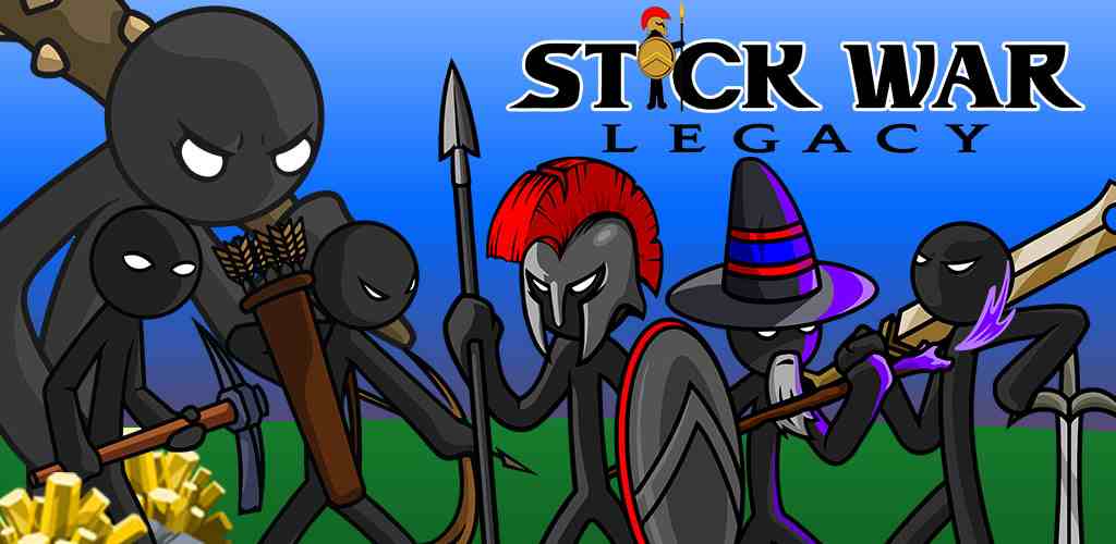 تنزيل لعبة Stick War Legacy مهكرة 2023 جواهر وذهب مجانا حرب العصيان