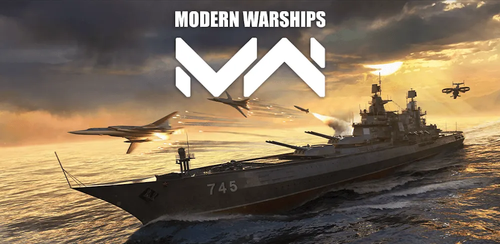تحميل لعبة modern warships مهكرة 2023 أموال غير محدودة
